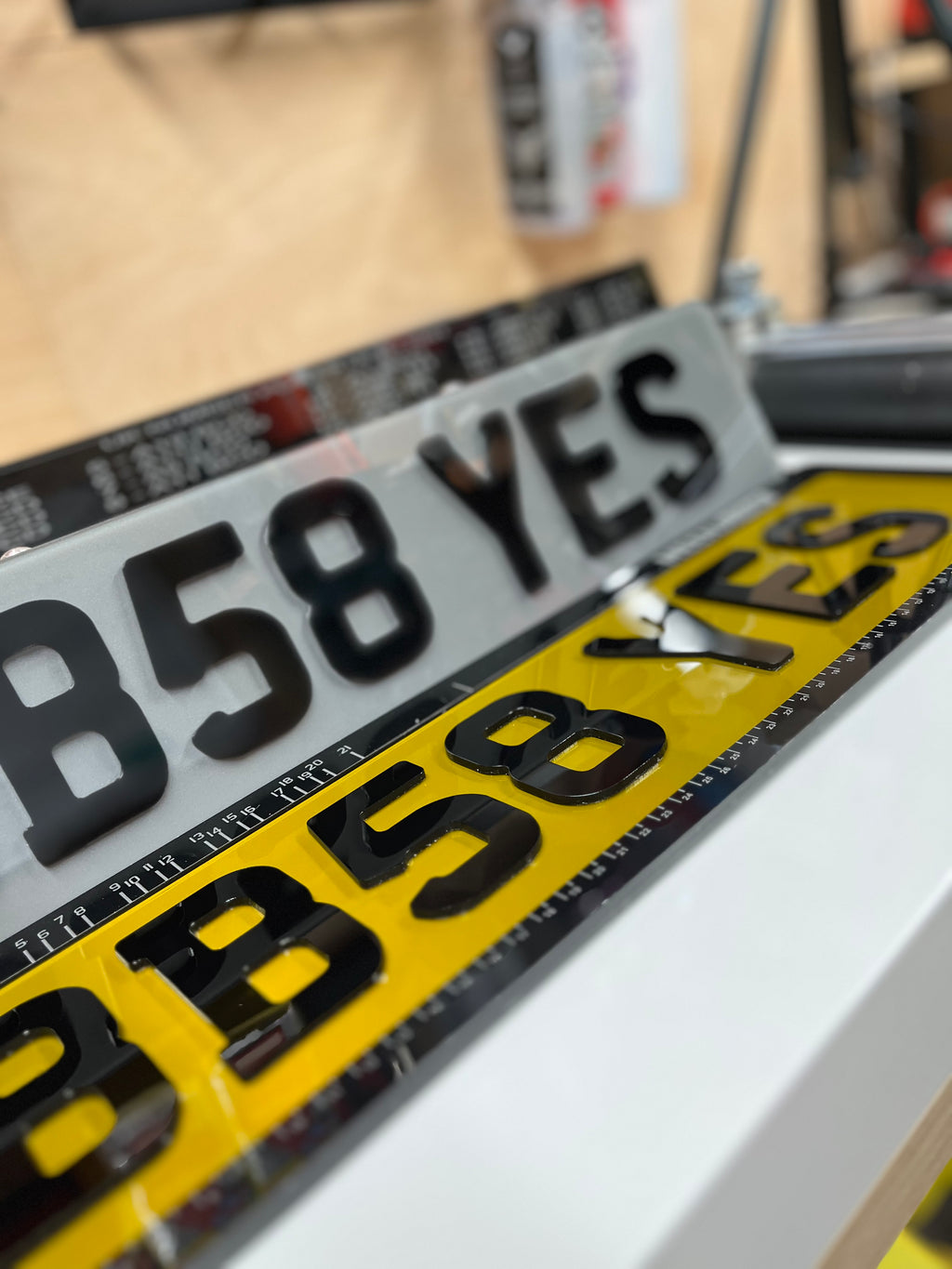 Tinted 4D Laser Cut Acrylic Plates *SHOW PLATES*
