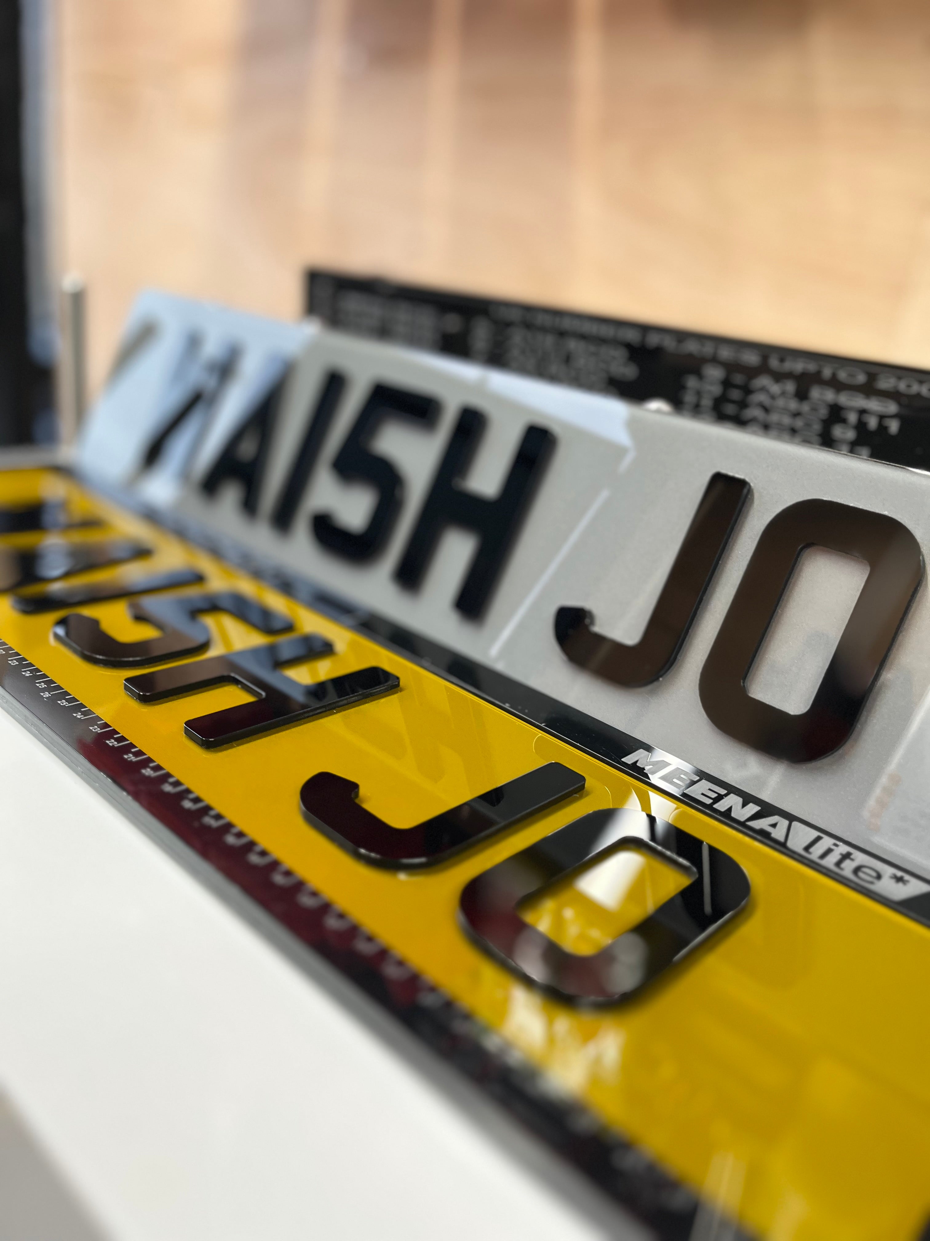 Tinted 4D Laser Cut Acrylic Plates *SHOW PLATES*