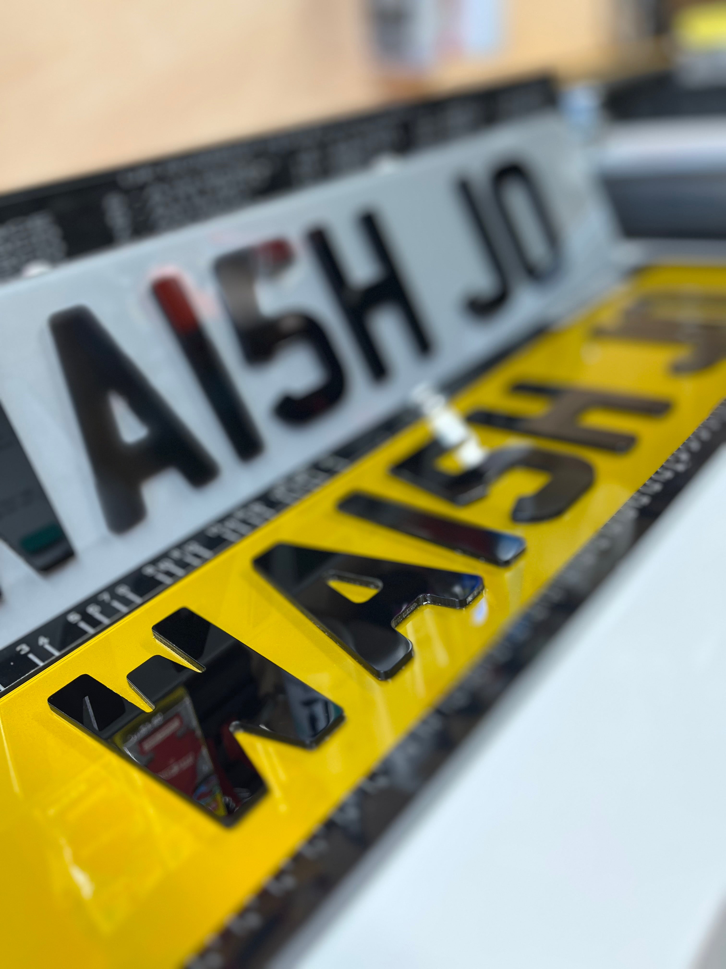 Tinted 4D Laser Cut Acrylic Plates *SHOW PLATES*